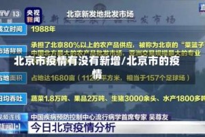 北京市疫情有没有新增/北京市的疫情