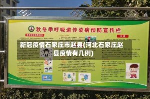 新冠疫情石家庄市赵县(河北石家庄赵县疫情有几例)