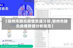 【鄂州市肺炎疫情数据分析,鄂州市肺炎疫情数据分析报告】