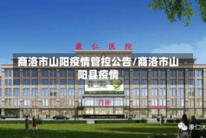 商洛市山阳疫情管控公告/商洛市山阳县疫情