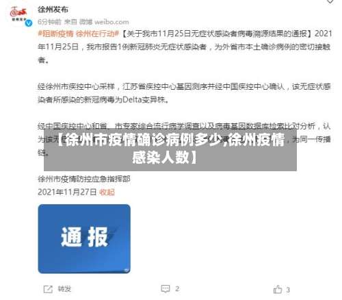 【徐州市疫情确诊病例多少,徐州疫情感染人数】-第2张图片