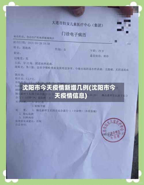 沈阳市今天疫情新增几例(沈阳市今天疫情信息)-第1张图片