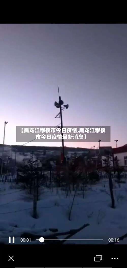 【黑龙江穆棱市今日疫情,黑龙江穆棱市今日疫情最新消息】-第1张图片