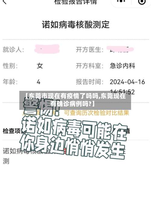 【东莞市现在有疫情了吗吗,东莞现在有确诊病例吗?】-第1张图片